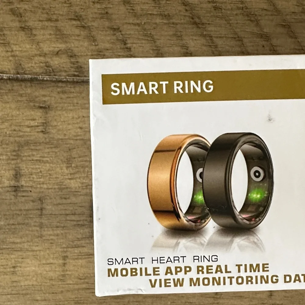 Smart Heart Ring - Gold and Black